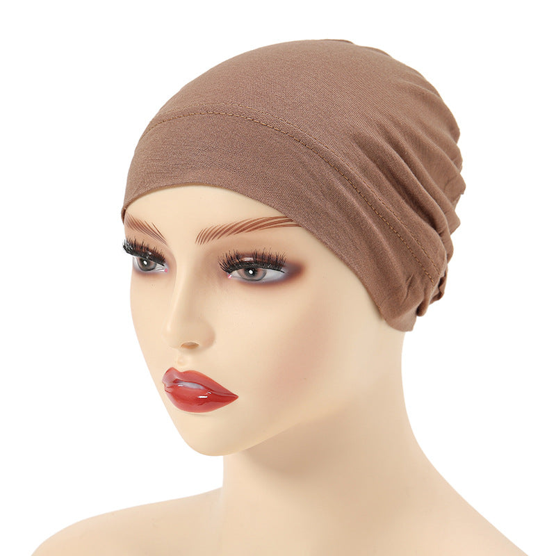 YS012 Gorra de modal de color sólido con parte inferior