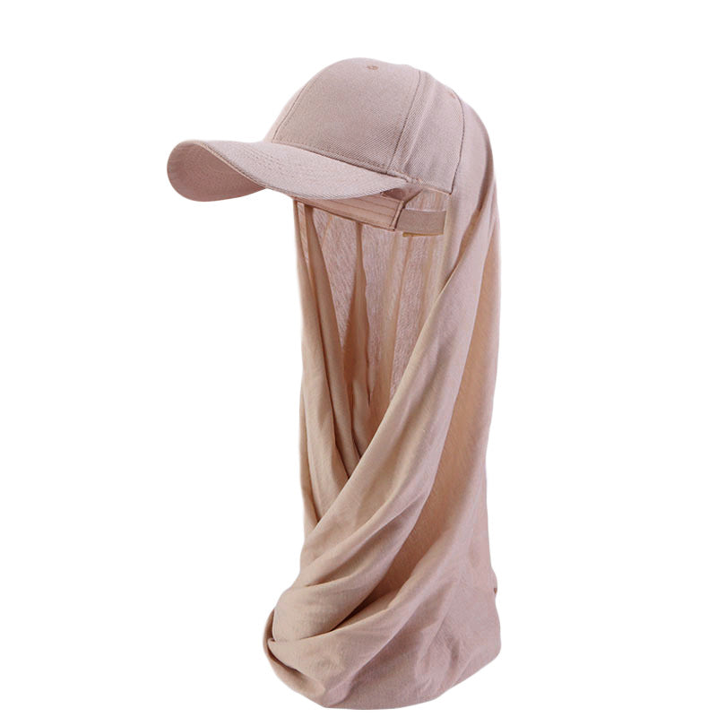 JDBQM-76A Summer hood hat one-piece hat scarf hat solid color headscarf - MinYang Fashion Apparel Accessory Manufacturer