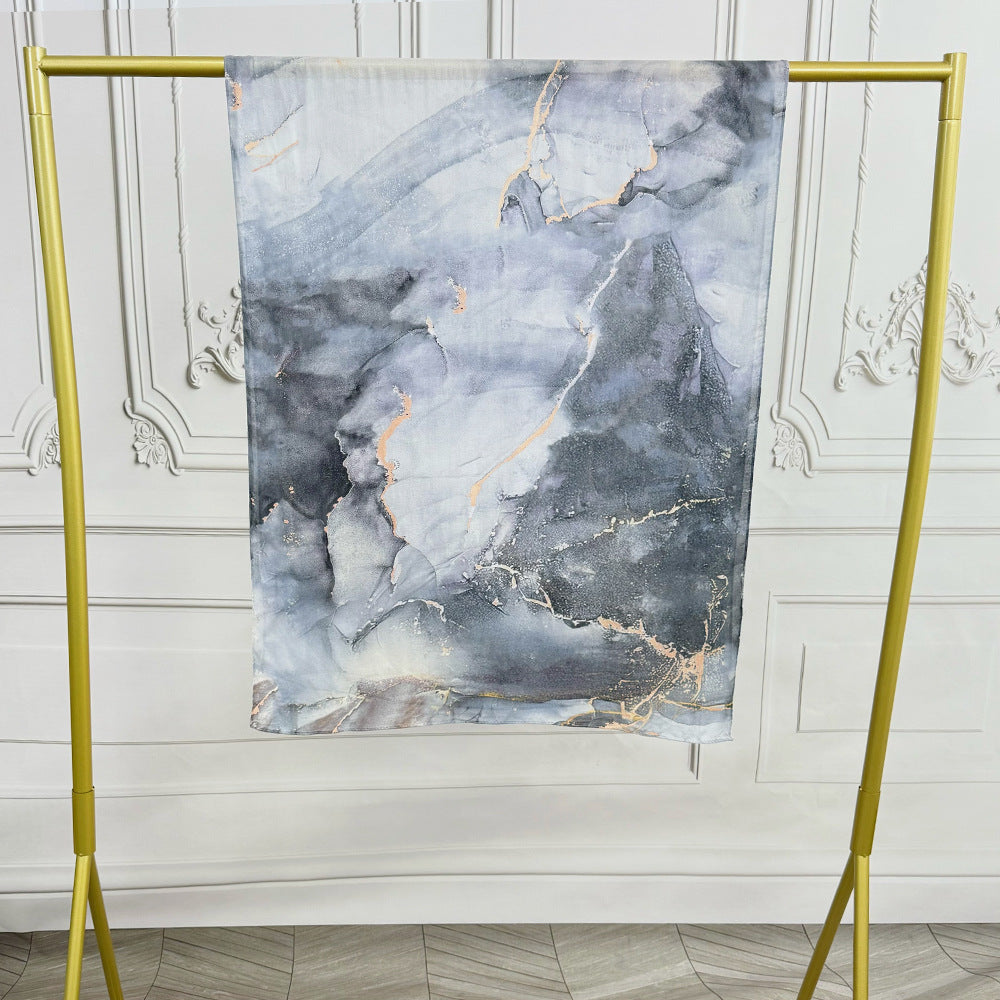 WJ002 Modal printed muslin scarf