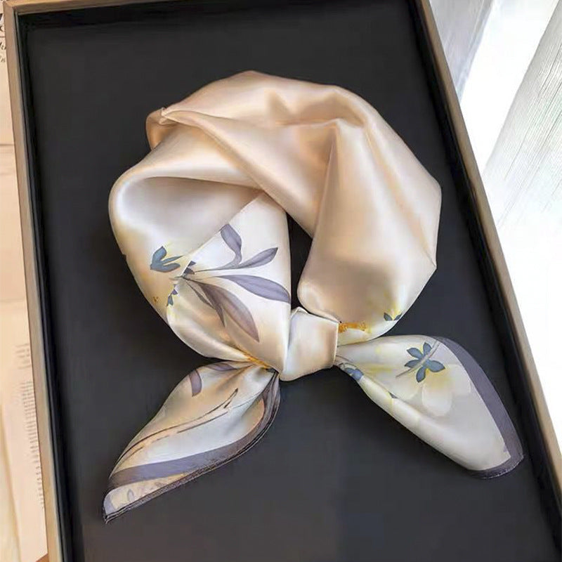 53 Silk Square Scarf 53*53cm Printed ribbon scarf