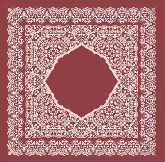TE36-067-D Malay Tencel Cotton Square Scarf 110*110cm
