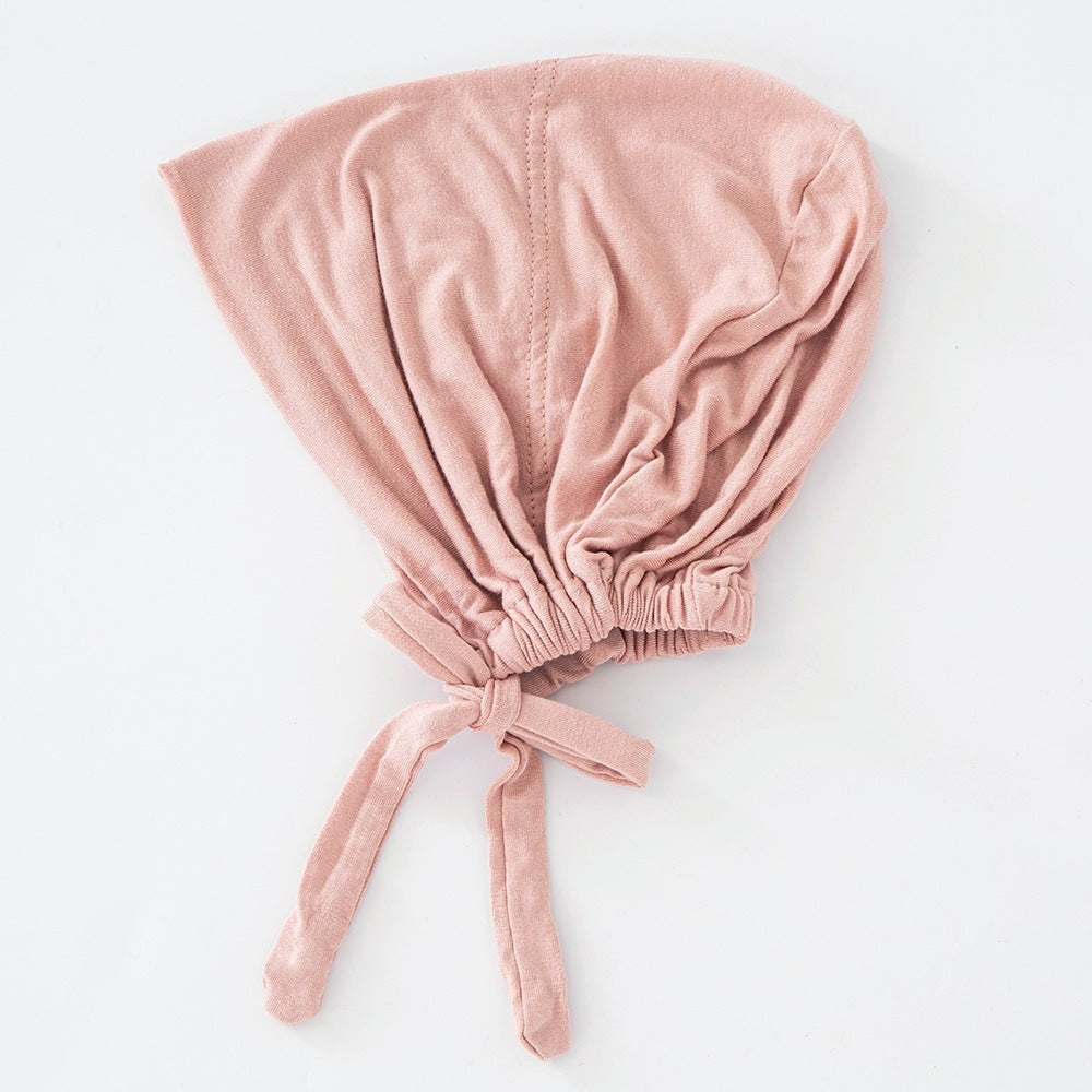 WJA351 Modal elastic adjustable solid color small hat cap - MinYang Fashion Apparel Accessory Manufacturer
