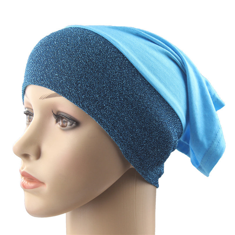 H017 sombrero de tubo turbante hijab undercap