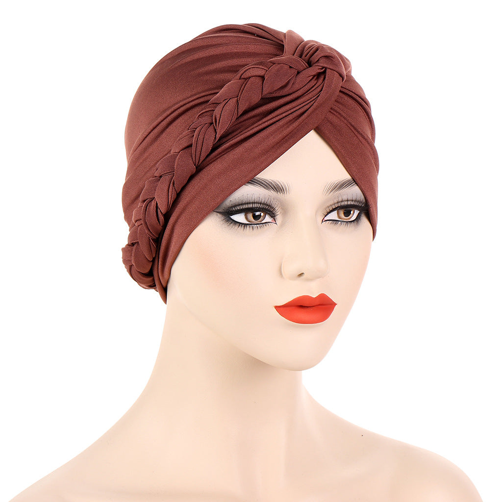 M03 fashion plain hijab turban hat - MinYang Fashion Apparel Accessory Manufacturer