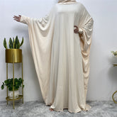 6198 plain Batwing sleeve abaya - MinYang Fashion Apparel Accessory Manufacturer