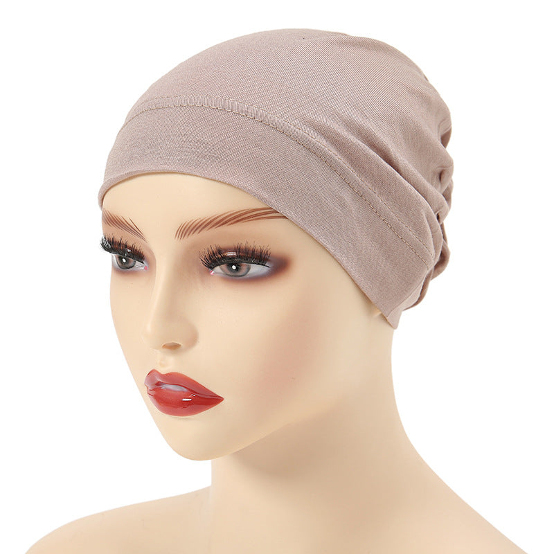 YS012 Gorra de modal de color sólido con parte inferior