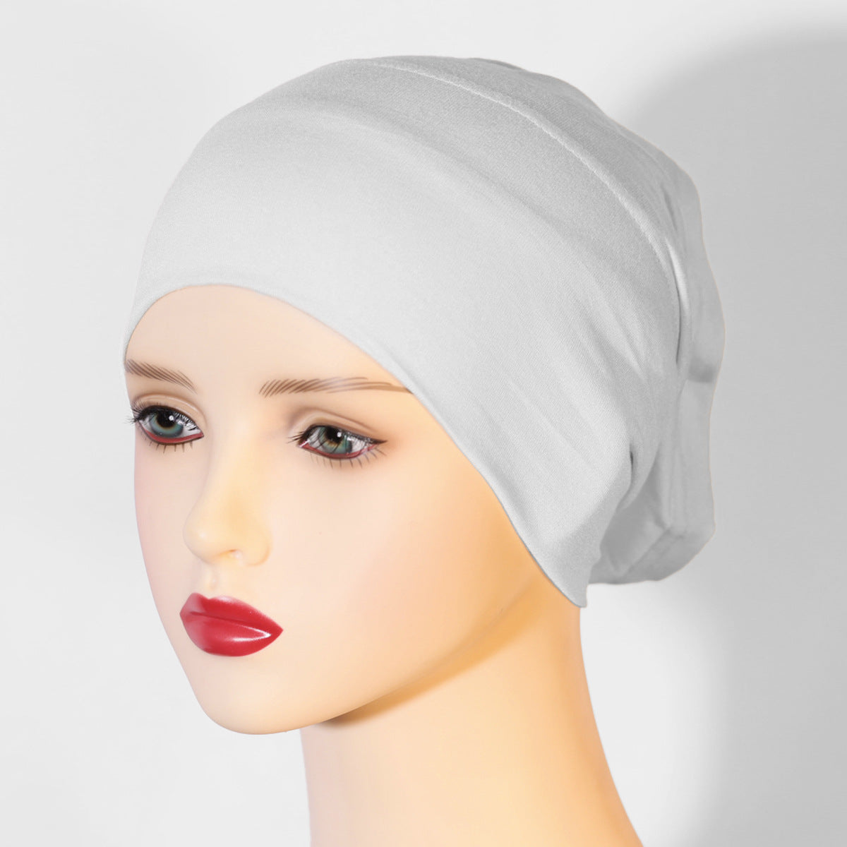 KGN-01 Women's pure cotton elastic breathable solid color hijab cap - MinYang Fashion Apparel Accessory Manufacturer