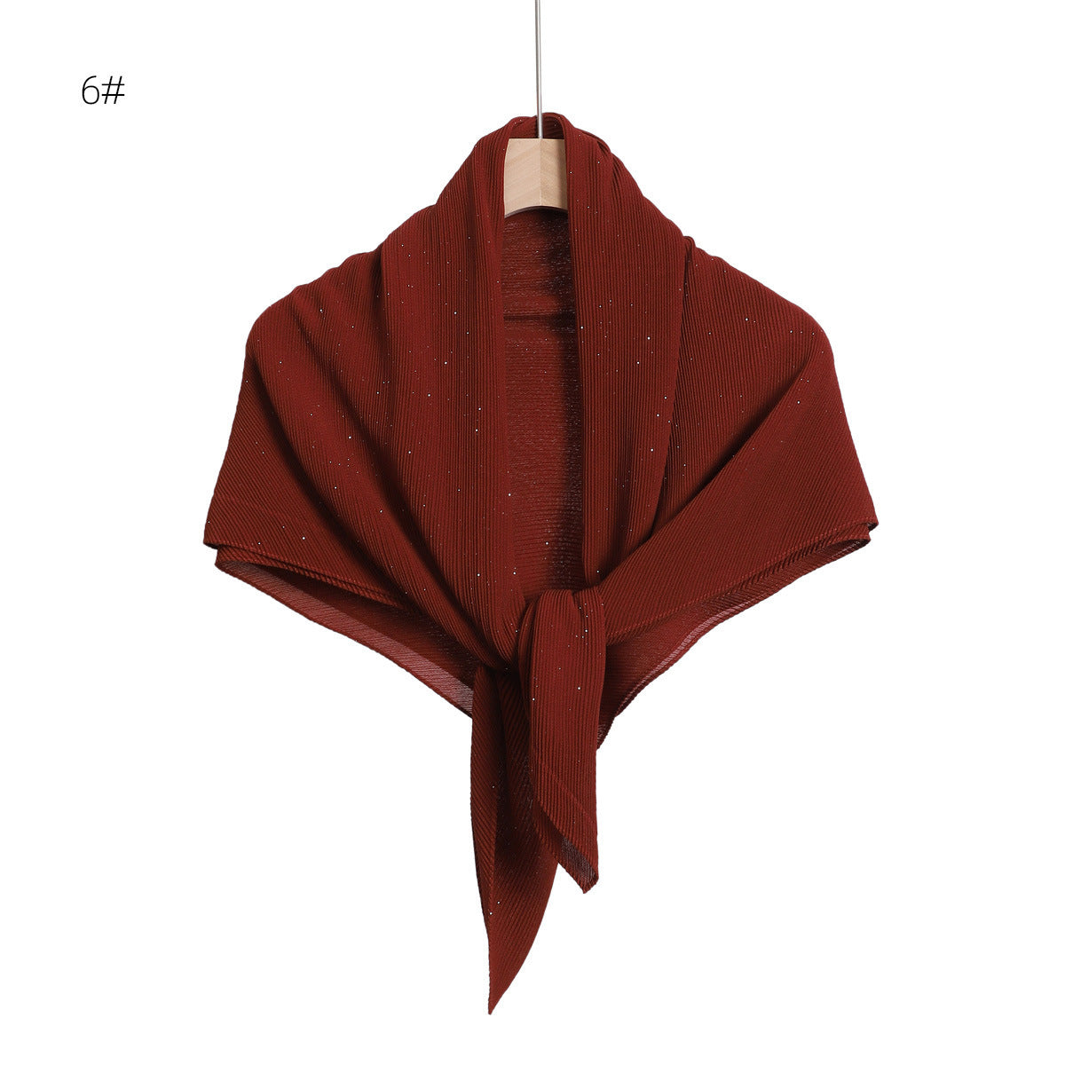 YZ208 90*90plain Chiffon Crumpled Square Scarf Printed spring - MinYang Fashion Apparel Accessory Manufacturer