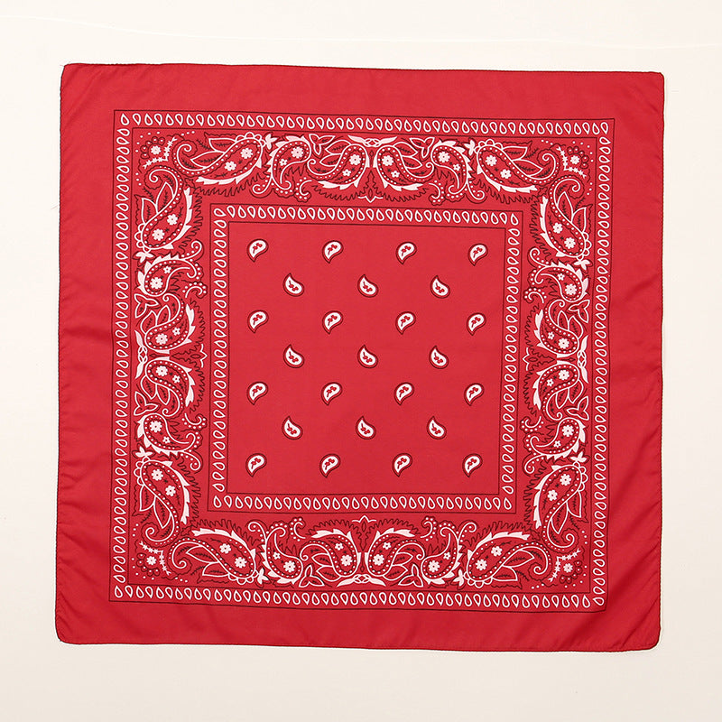 FJ836B Cashew nut printing 54*54CM professional scarf foreign trade new small square towel plain hijab hijab/tudung kerchief printed hijab shawl bawal