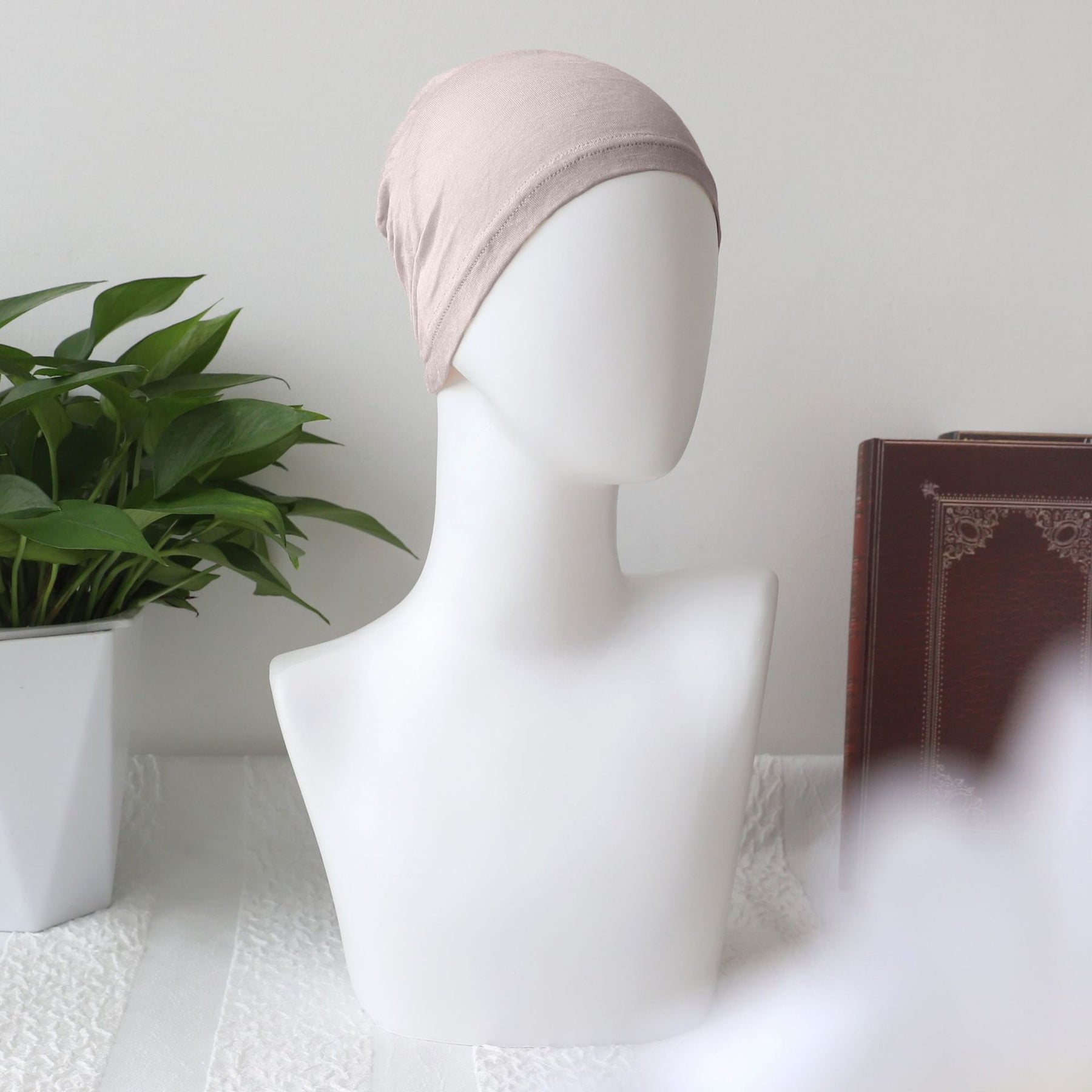 MA23-AB05 Solid color modal base cap headscarf - MinYang Fashion Apparel Accessory Manufacturer