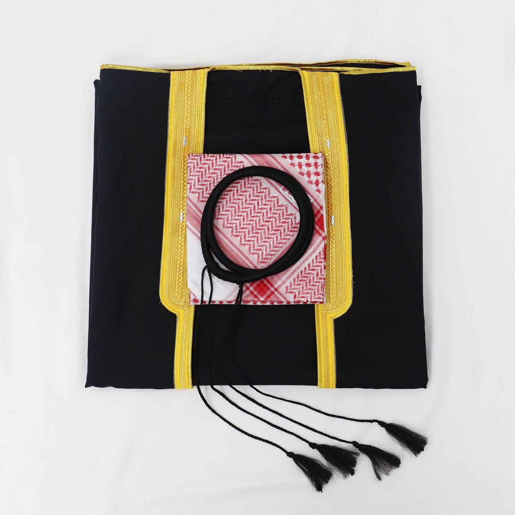 FN80-003 Embroidered bachelor's robe cape - MinYang Fashion Apparel Accessory Manufacturer