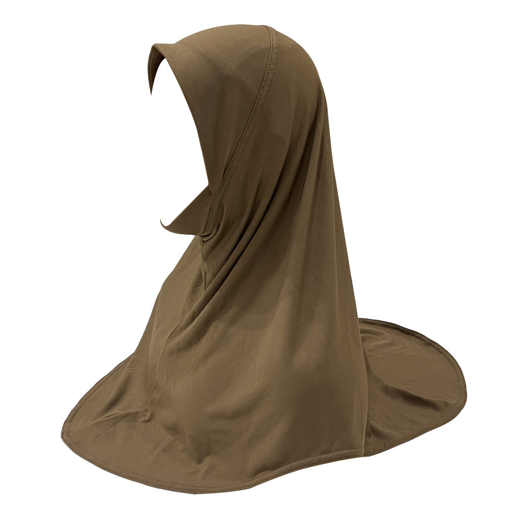 H304  good fabric triangular shape chin hijab for kids 5-10 years old size S Child - MinYang Fashion Apparel Accessory Manufacturer