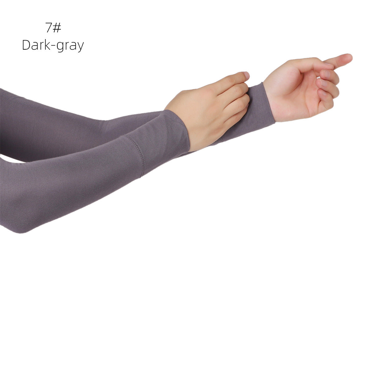 YZ189 Soft skin-friendly elastic modal cotton base sleeves to prevent exposure for women sun protection arm sleeves ice sleeves