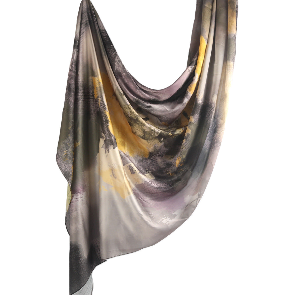 WJ003 Silk printed hijab