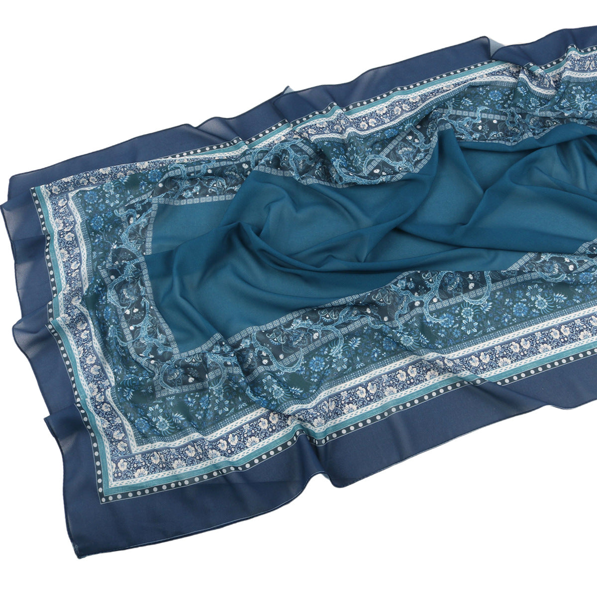 wj054 Printed breathable soft hijab