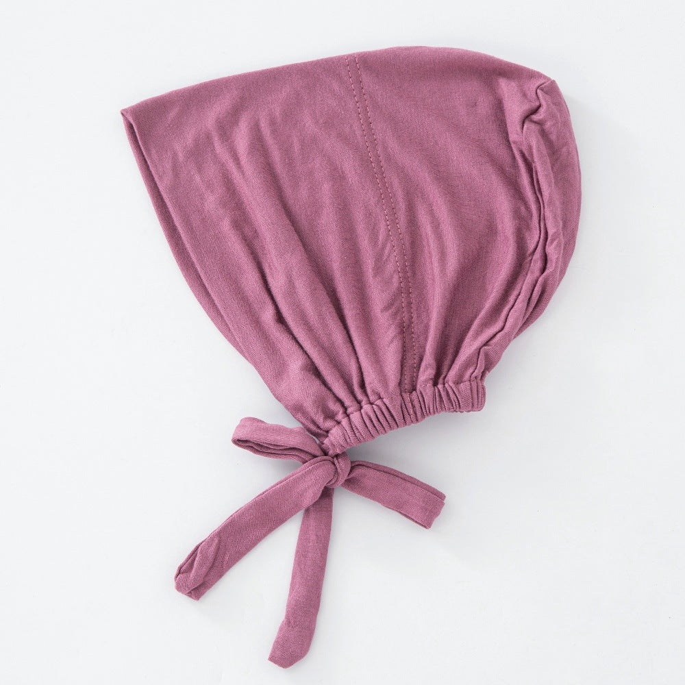 WJA351 Modal elastic adjustable solid color small hat cap - MinYang Fashion Apparel Accessory Manufacturer