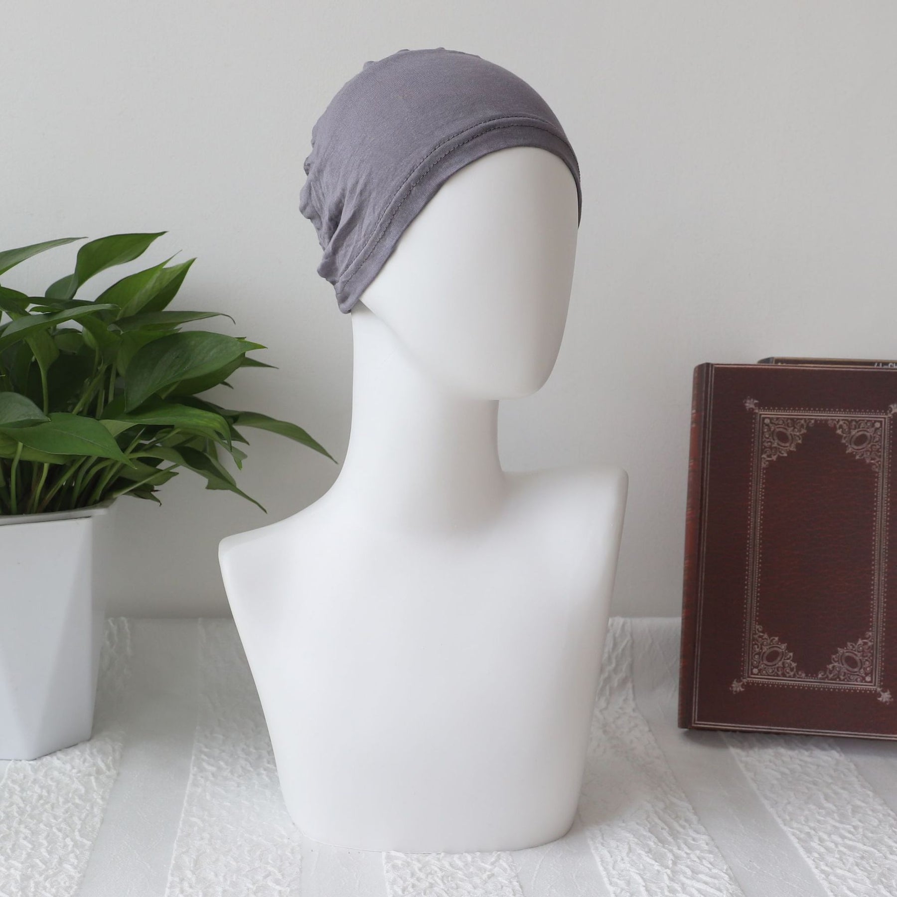 MA23-AB05 Solid color modal base cap headscarf - MinYang Fashion Apparel Accessory Manufacturer