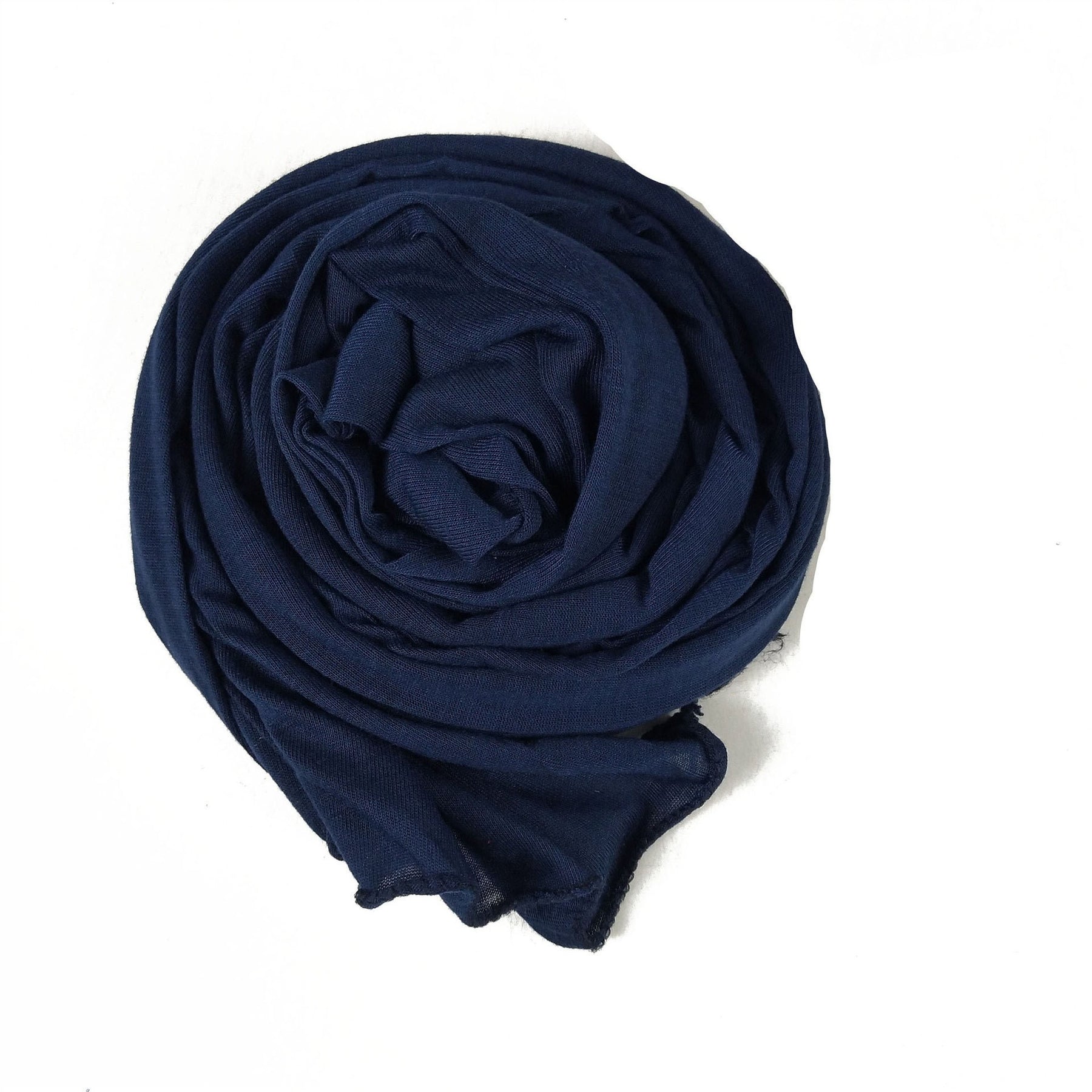 YS007 Gorro con bufanda de color liso modal