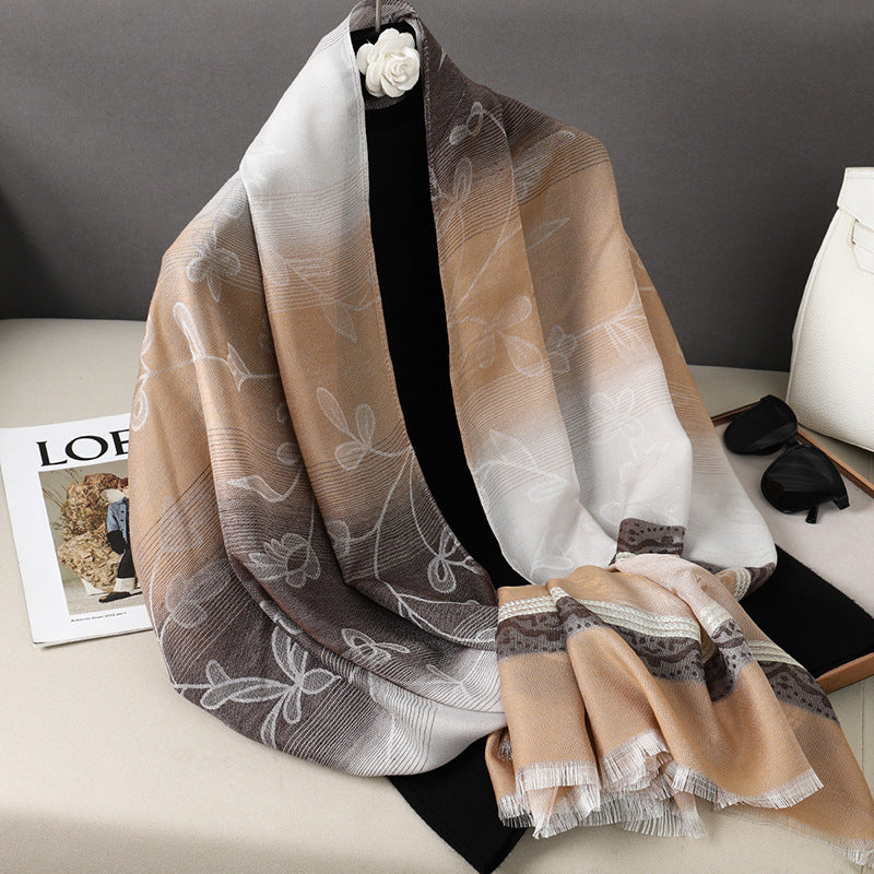 MY33 Autumn High Quality Cashmere Shawl Scarf - MinYang Fashion Apparel Accessory Manufacturer