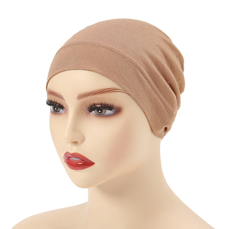YS012 Gorra de modal de color sólido con parte inferior