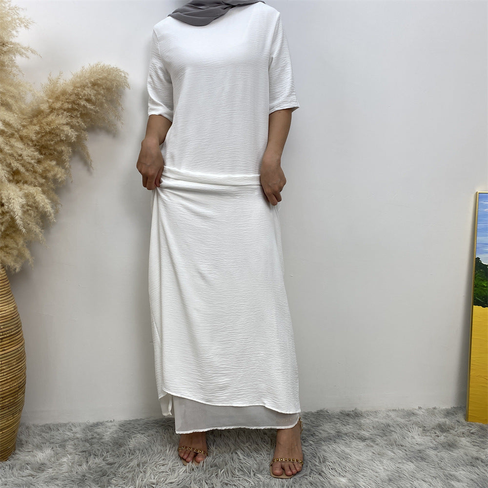 6722 abaya musulmana simple
