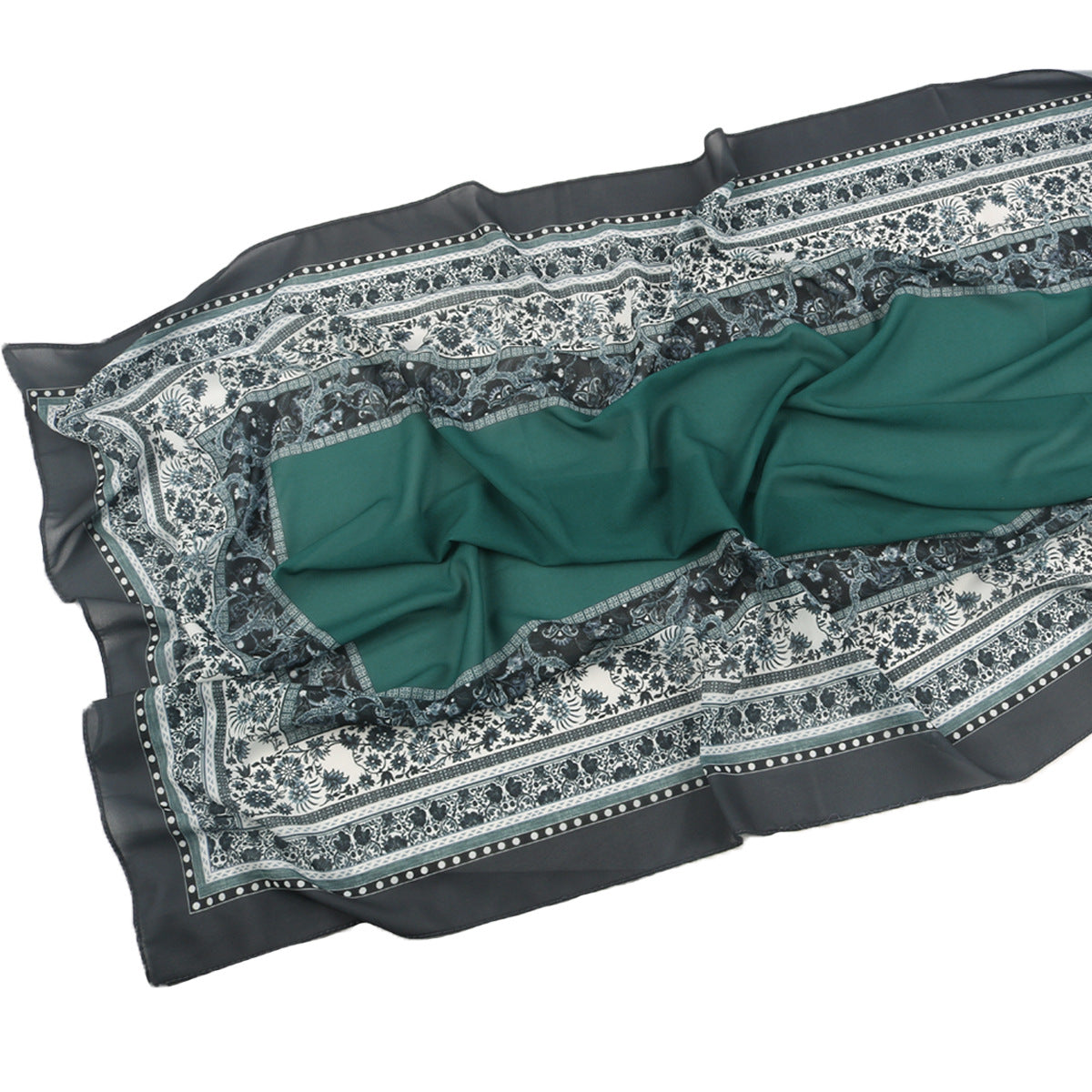 wj054 Printed breathable soft hijab
