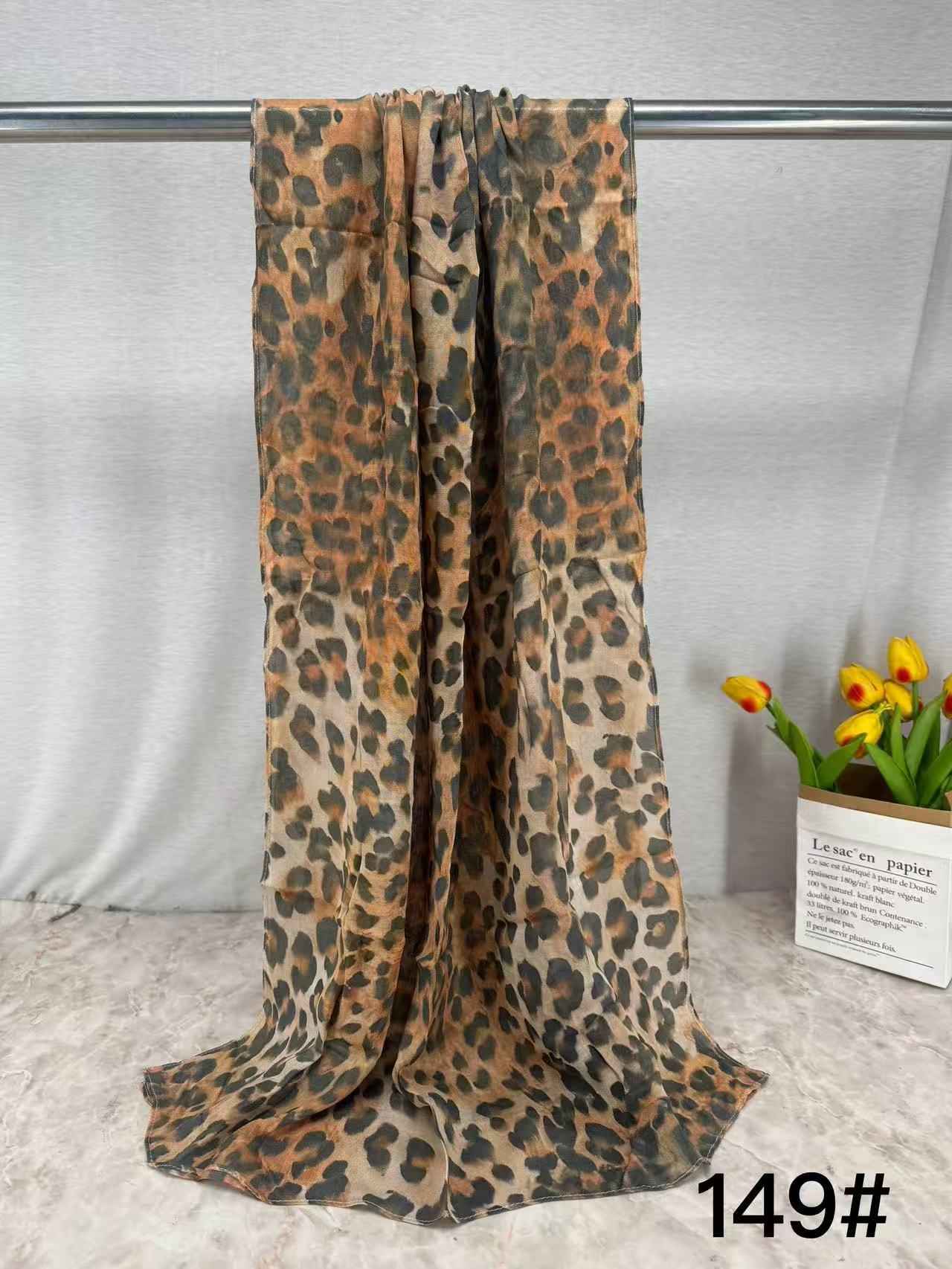 HY013 Printed modal Muslim hijab