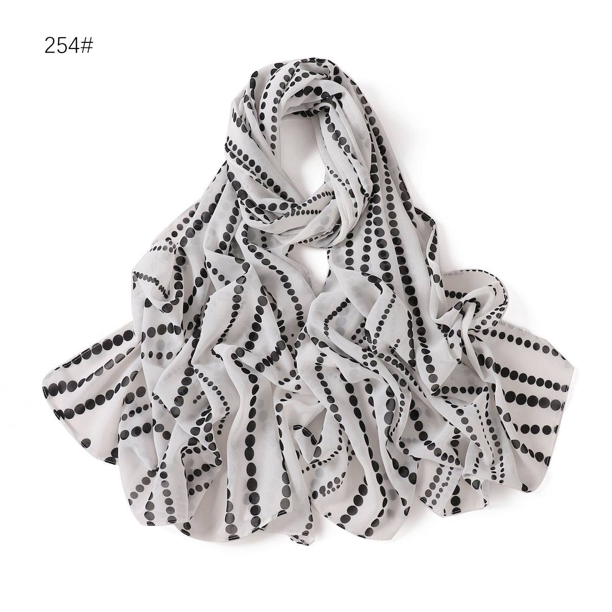 YH248-257 Pearl Chiffon Flower Pattern Printed - MinYang Fashion Apparel Accessory Manufacturer