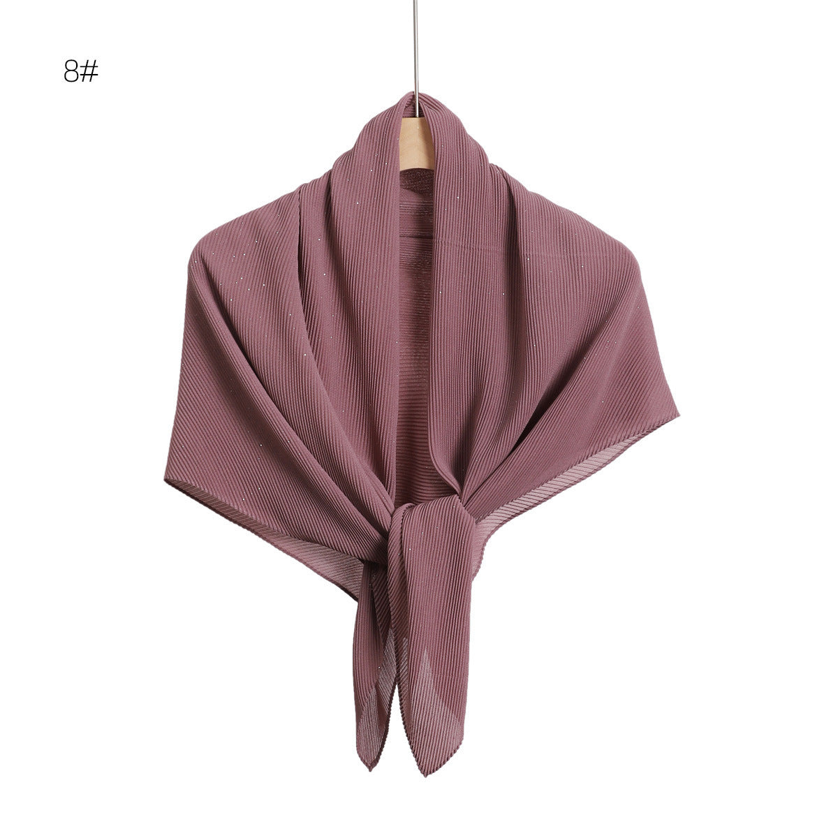 YZ208 90*90plain Chiffon Crumpled Square Scarf Printed spring - MinYang Fashion Apparel Accessory Manufacturer