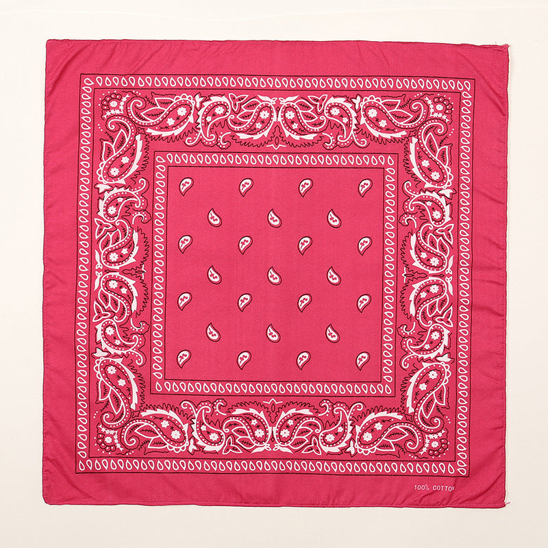 FJ836B Cashew nut printing 54*54CM professional scarf foreign trade new small square towel plain hijab hijab/tudung kerchief printed hijab shawl bawal