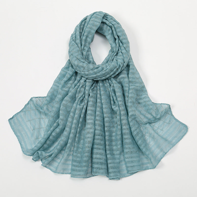 VS785Hot sale popular solid color women's scarf - MinYang Fashion Apparel Accessory Manufacturer