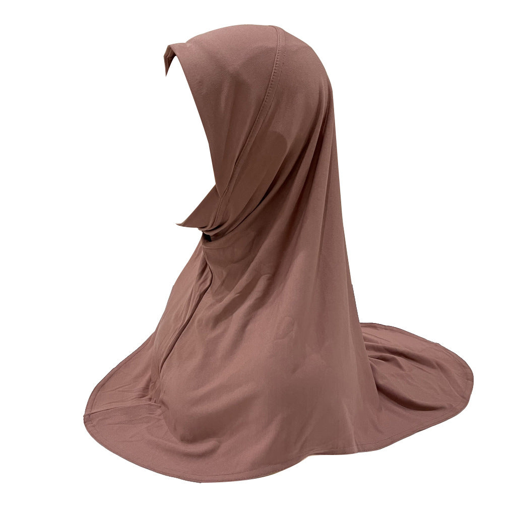 H304  good fabric triangular shape chin hijab for kids 5-10 years old size S Child - MinYang Fashion Apparel Accessory Manufacturer