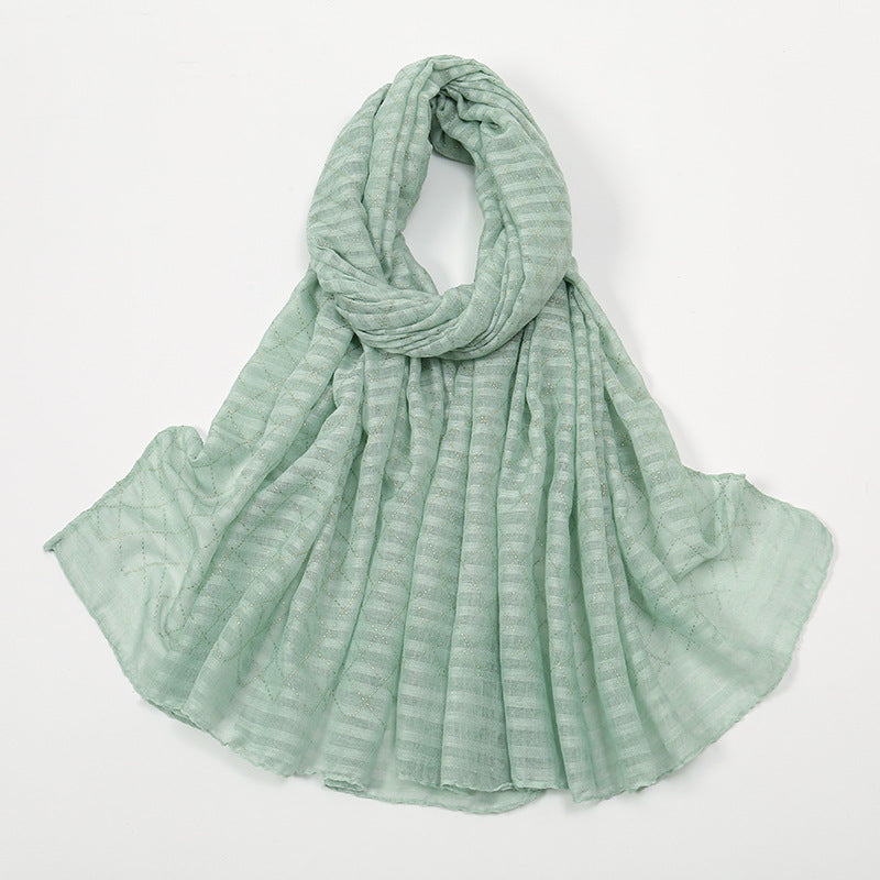 VS785Hot sale popular solid color women's scarf - MinYang Fashion Apparel Accessory Manufacturer