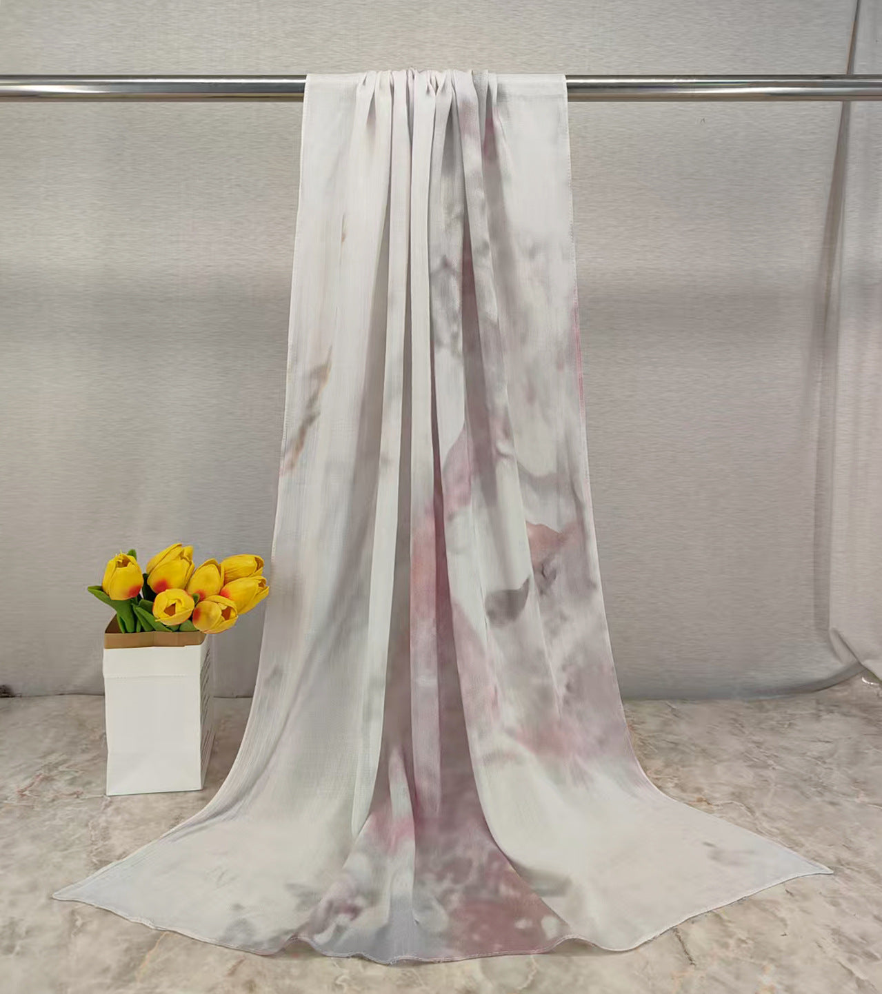 MYE001 Watercolor Modal Cotton Digital Print Scarf