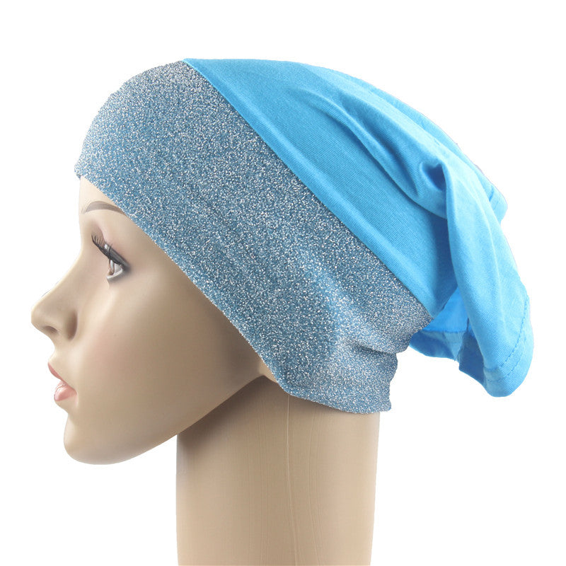 H017 sombrero de tubo turbante hijab undercap