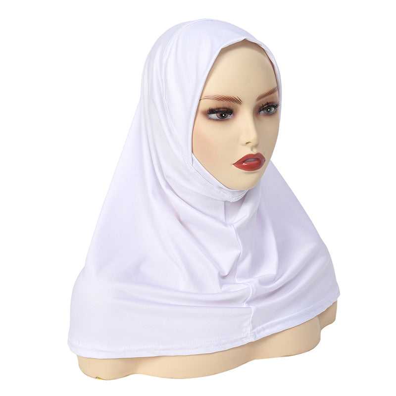 YS006 Gorro con pañuelo de seda de leche para adelgazar el rostro
