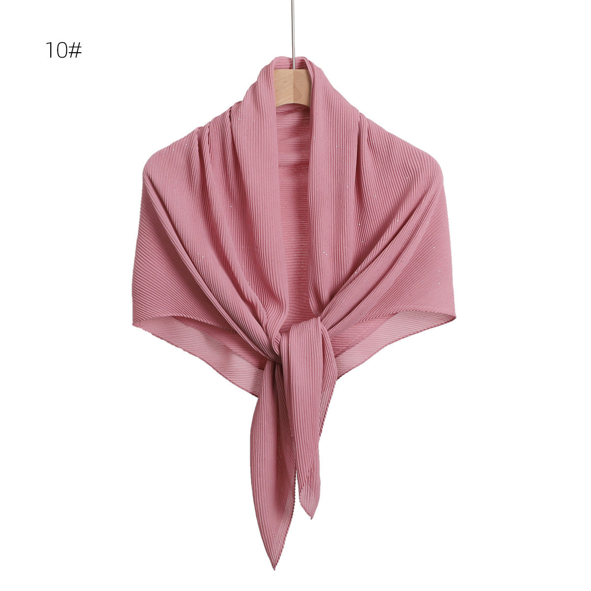 YZ208 90*90plain Chiffon Crumpled Square Scarf Printed spring - MinYang Fashion Apparel Accessory Manufacturer