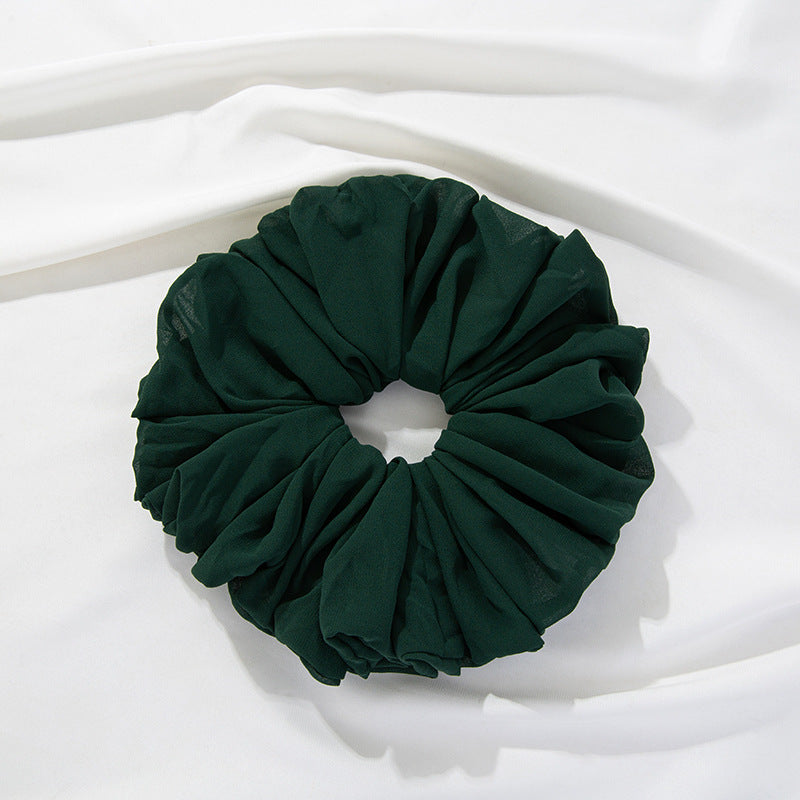 WJA299 Large size ladies' big head bouquet chiffon large intestine circle hairband