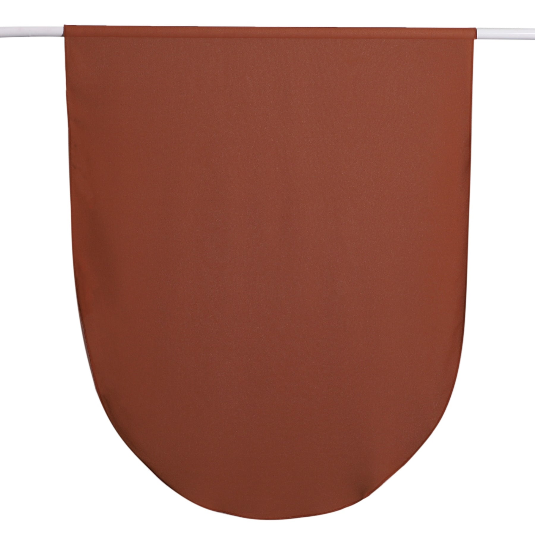 MRYJ01 Rounded hem semi-circular chiffon hijab