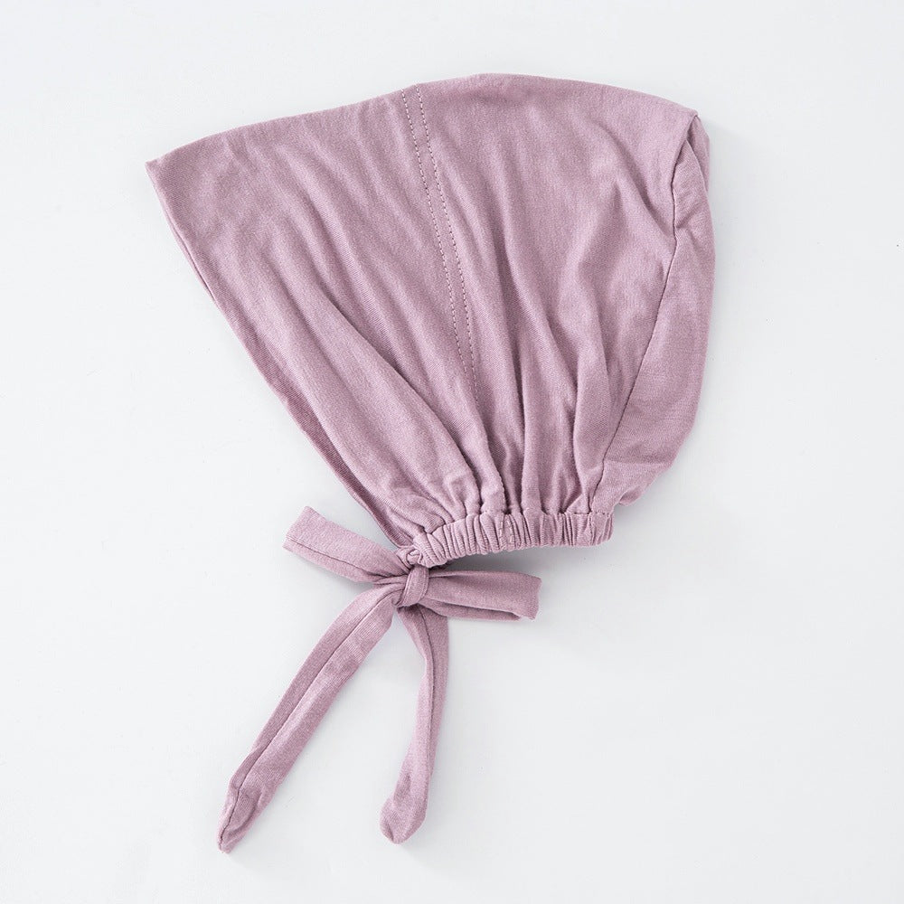 WJA351 Modal elastic adjustable solid color small hat cap - MinYang Fashion Apparel Accessory Manufacturer