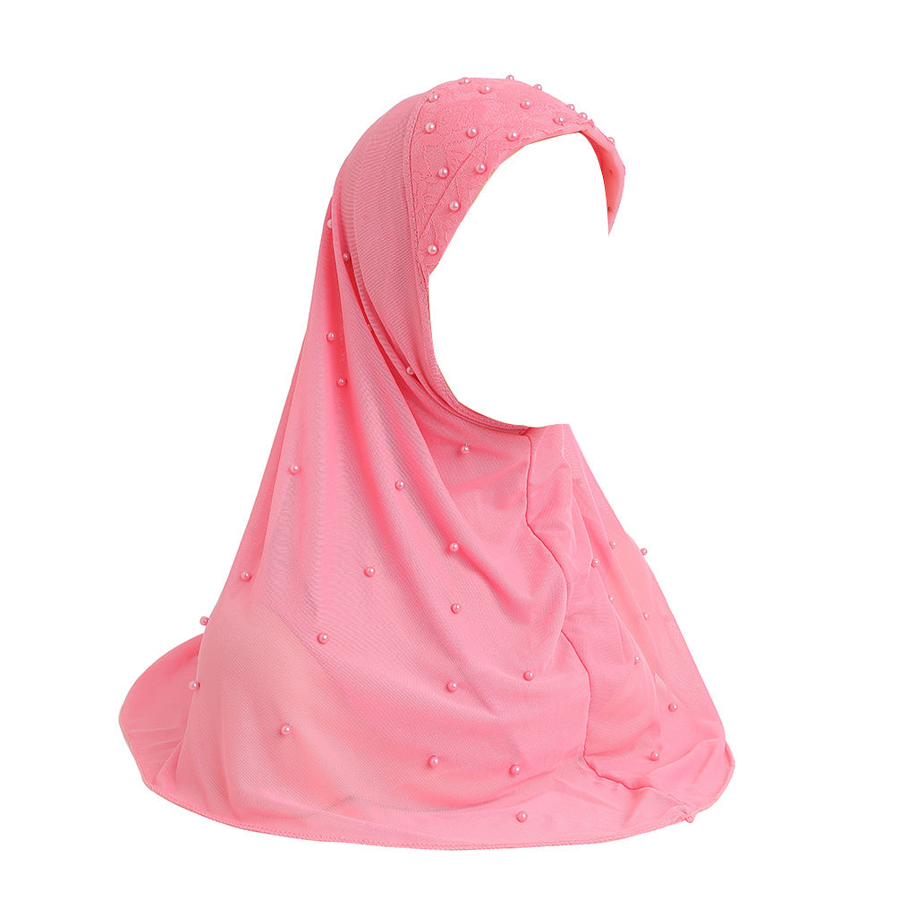 H078 HIJAB INSTANTÁNEO CALIENTE CON PERLA