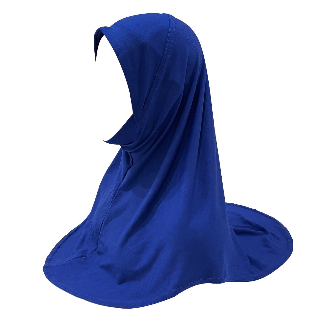 H304  good fabric triangular shape chin hijab for kids 5-10 years old size S Child - MinYang Fashion Apparel Accessory Manufacturer