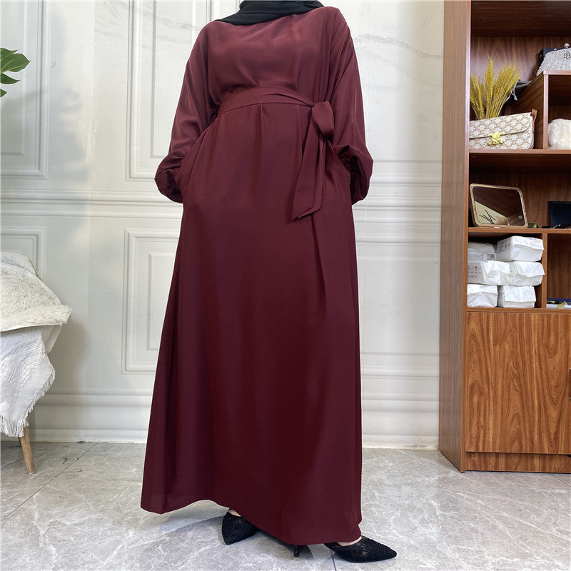 6673 abaya musulmana simple
