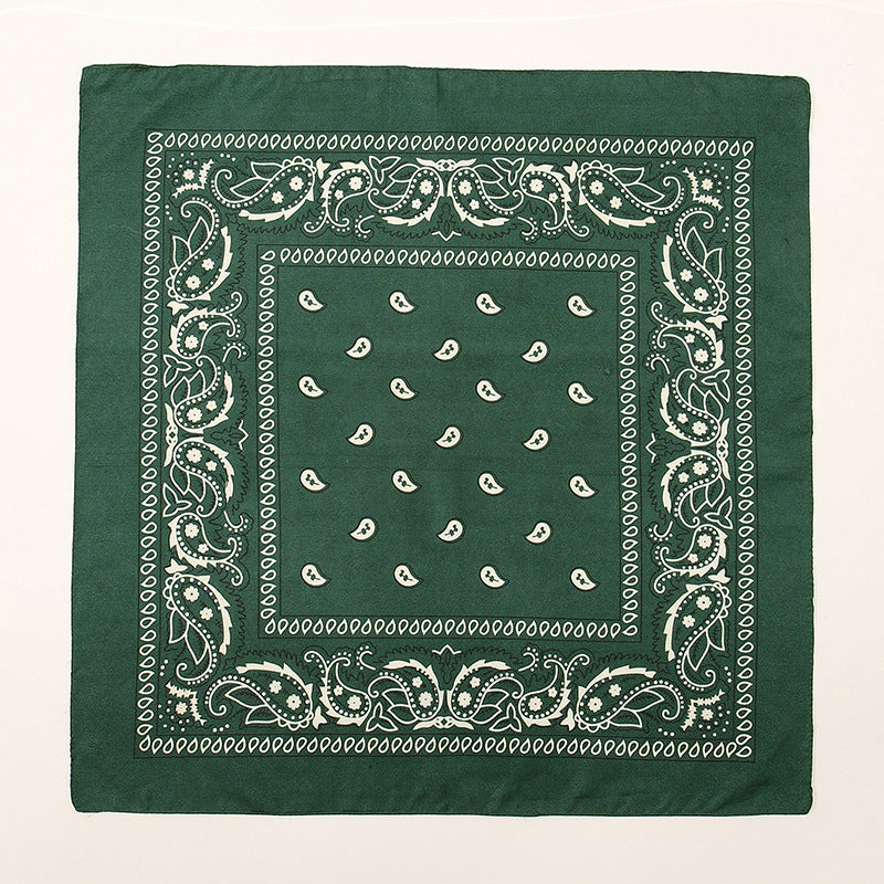 FJ836B Cashew nut printing 54*54CM professional scarf foreign trade new small square towel plain hijab hijab/tudung kerchief printed hijab shawl bawal