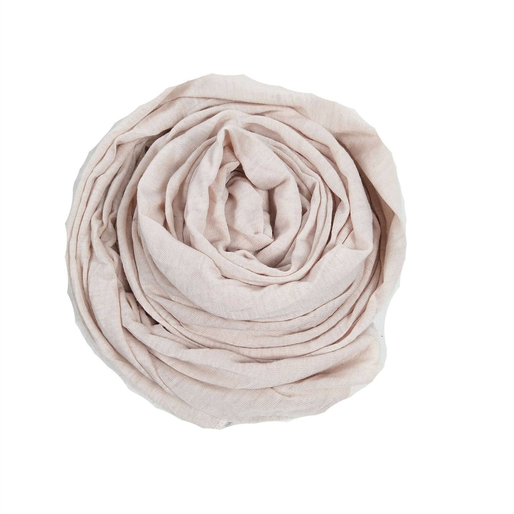 YS007 Gorro con bufanda de color liso modal