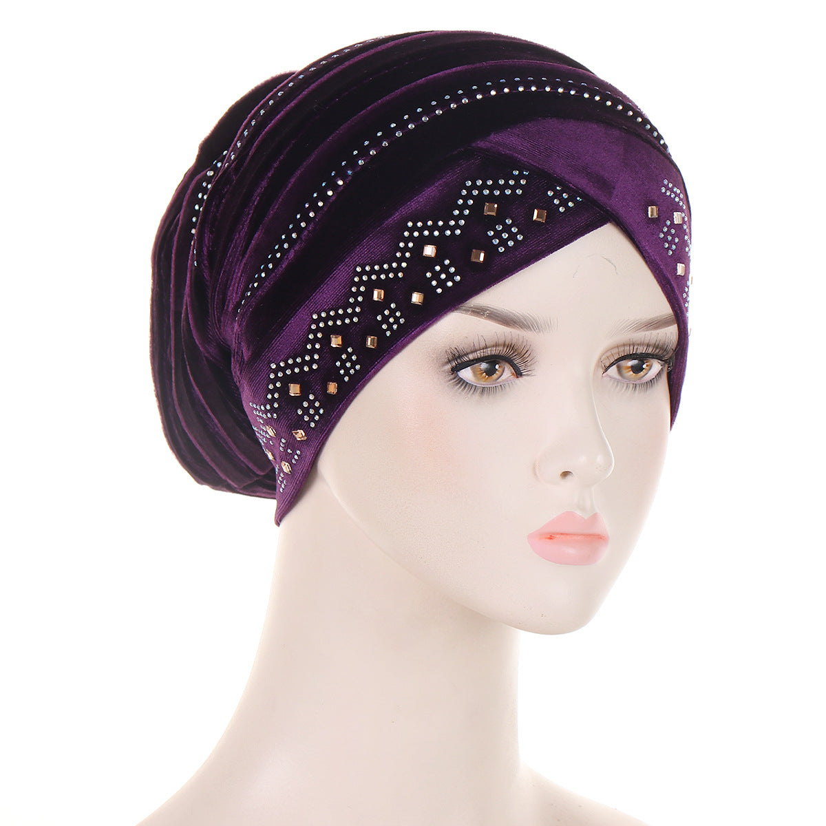 Sombrero turbante hijab de moda M01