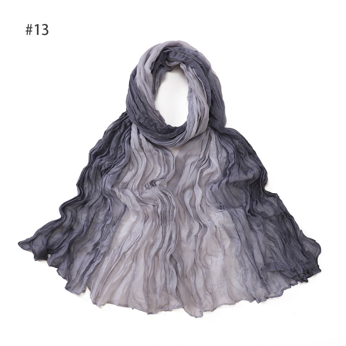 YZ34 Voile Gradient Color hijab hijab/tudung printed hijab printed scarf