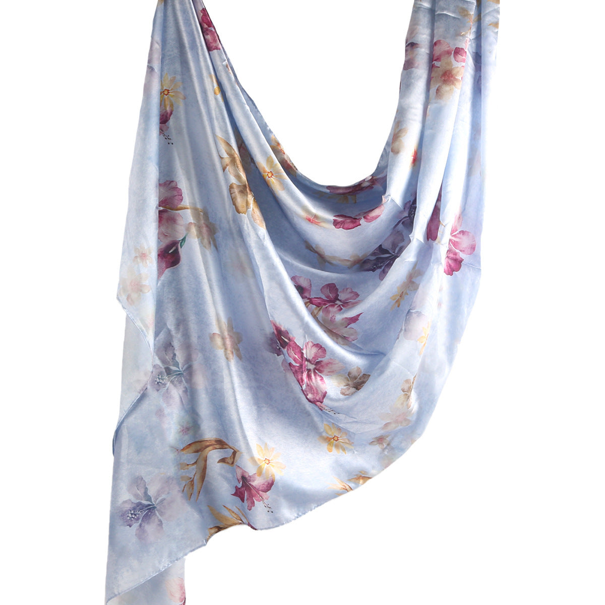 WJ003 Silk printed hijab