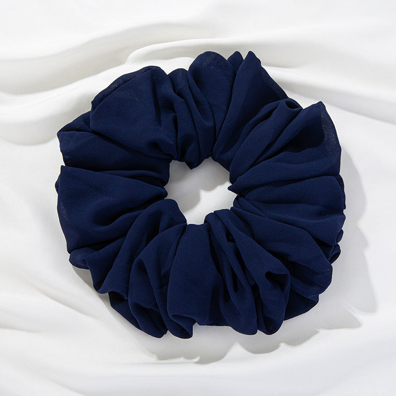 WJA299 Large size ladies' big head bouquet chiffon large intestine circle hairband