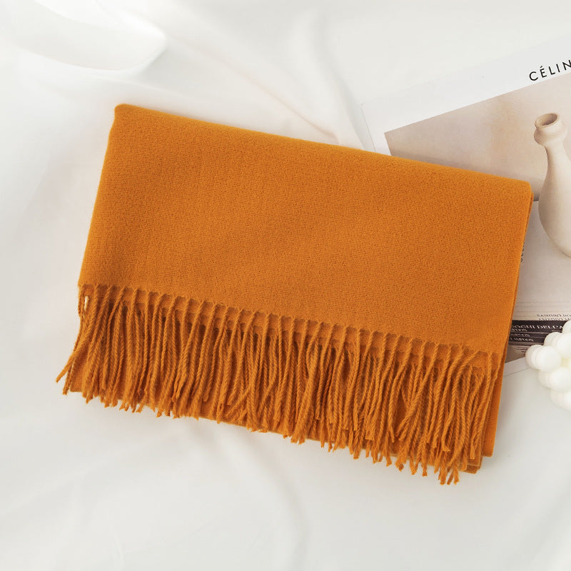FH24-5889 All-match faux cashmere scarf winter scarf scarf